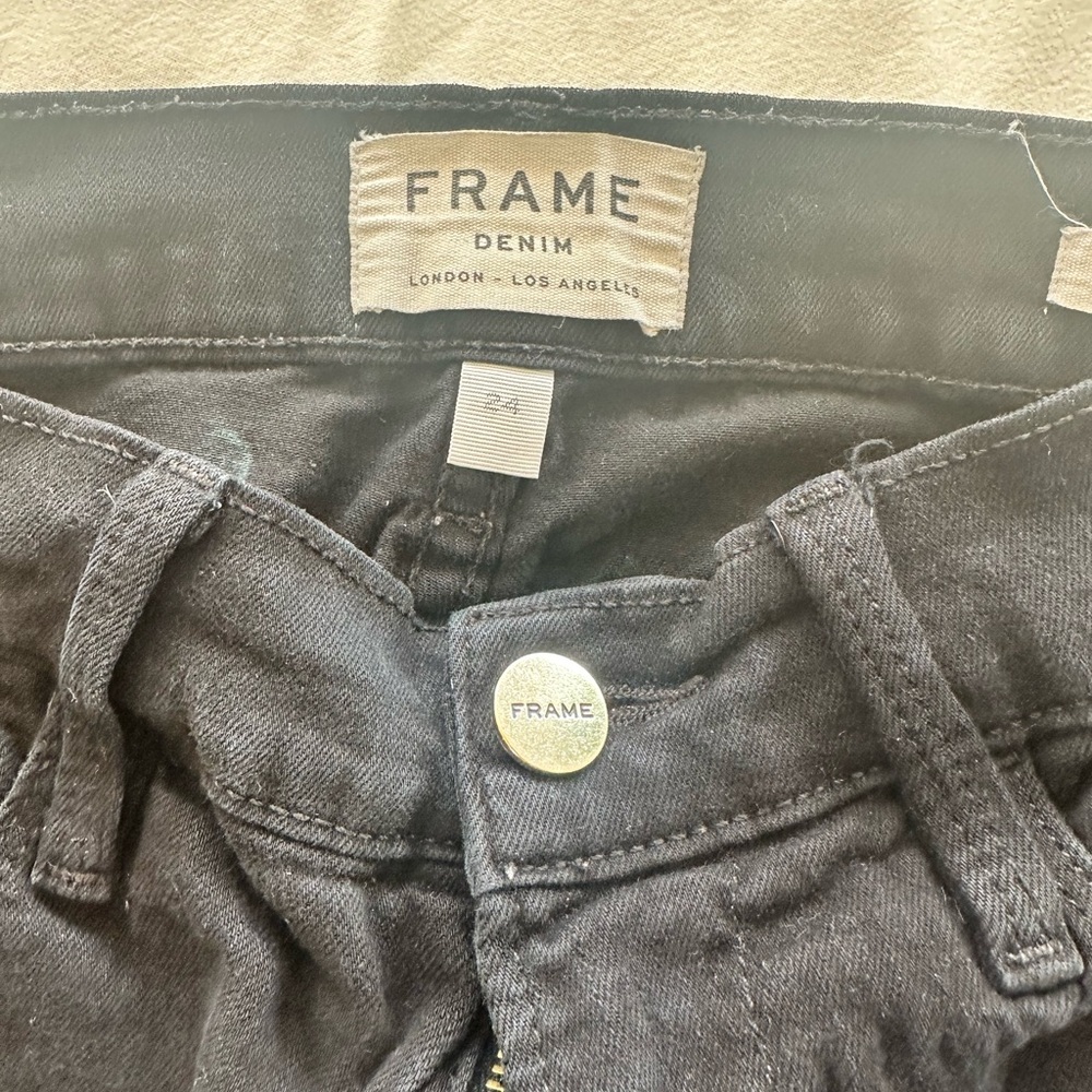 Frame Denim Charcoal Jeans